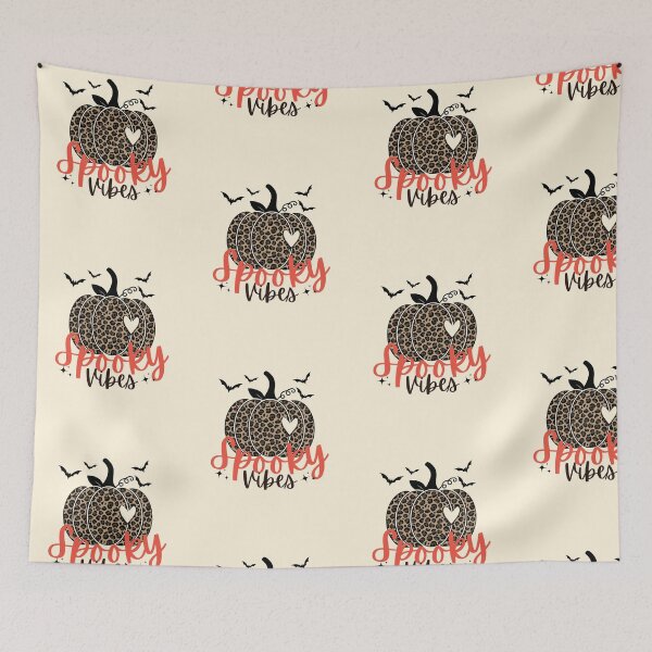 Item preview, Spooky vibes, cool leopard pumkin design designed and sold by reka88.