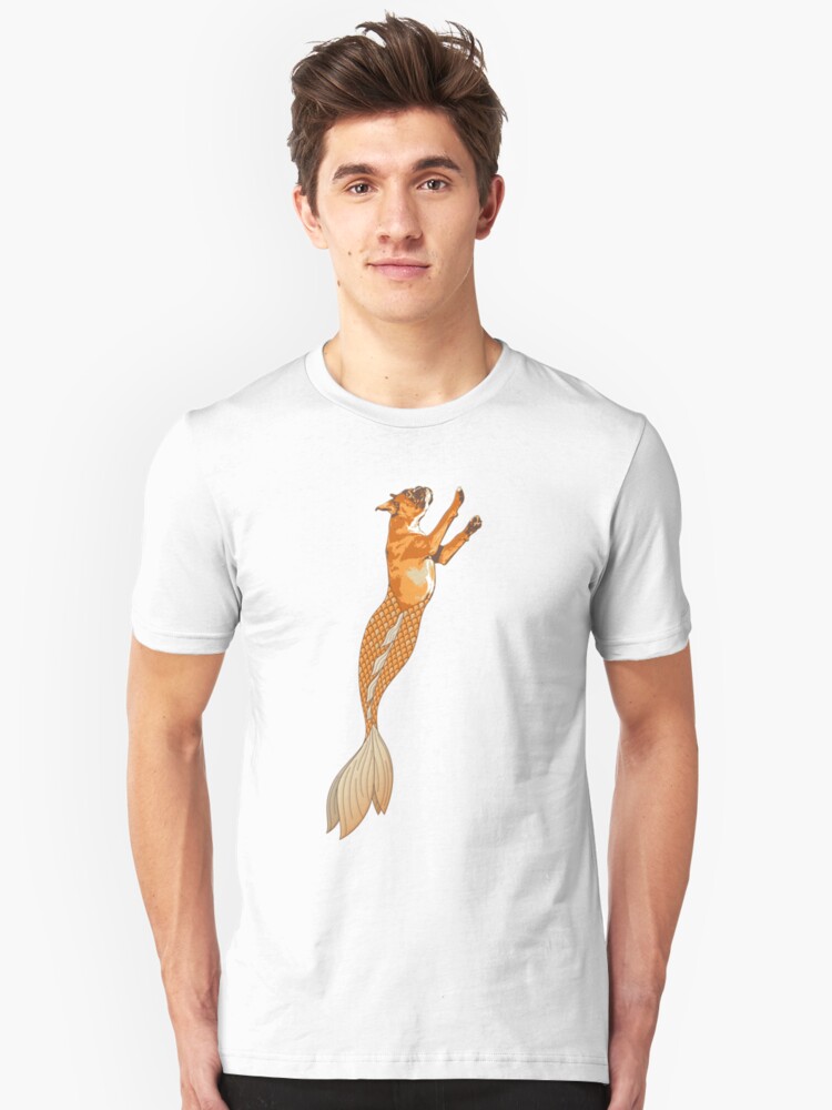Alternate view of Ginger the Boxer Merpup Slim Fit T-Shirt