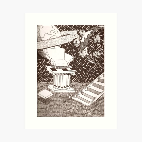 the chair Art Print
