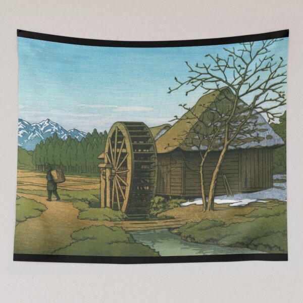 Item preview, The Foot of Mt Fuji by Kawase Hasui designed and sold by Takeda-art.