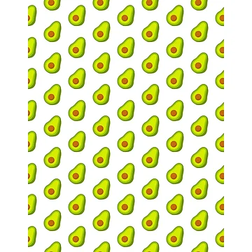 Artwork thumbnail, Avocado pattern by HuGoDesignZ