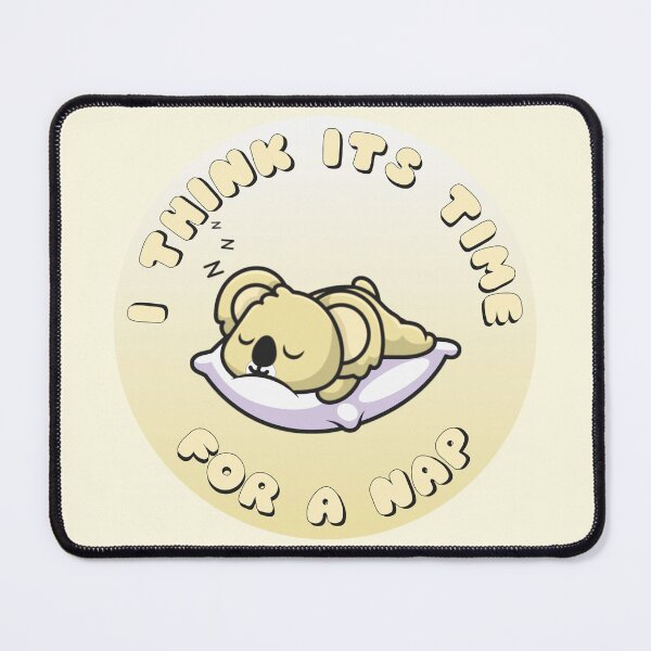 Item preview, I Think Its Time For A Nap Sleepy Koala Yellow designed and sold by everything4eva.