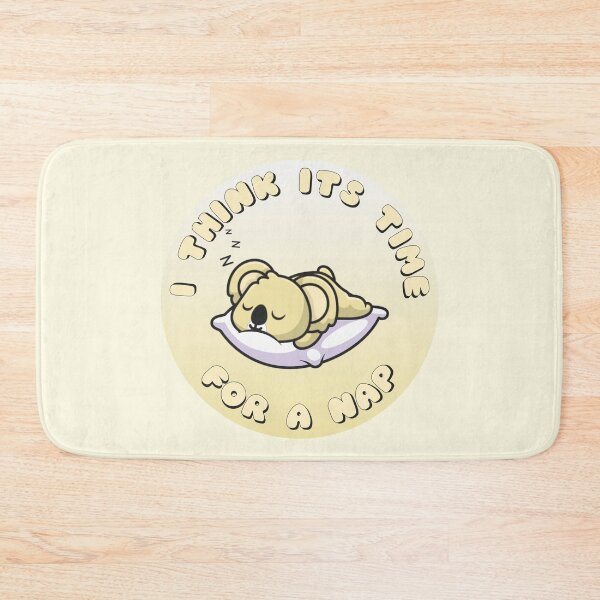 Item preview, I Think Its Time For A Nap Sleepy Koala Yellow designed and sold by everything4eva.