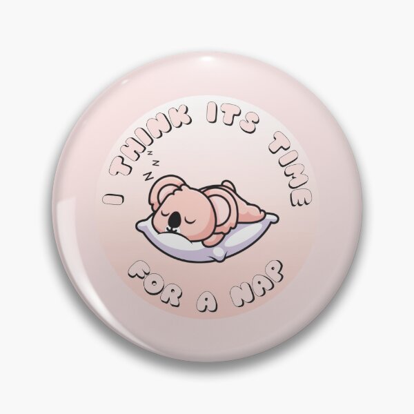 Item preview, I Think Its Time For A Nap Sleepy Koala Pink designed and sold by everything4eva.