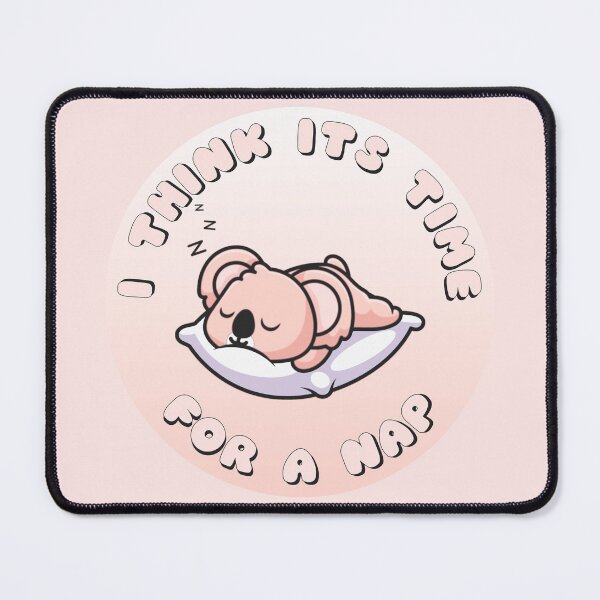 Item preview, I Think Its Time For A Nap Sleepy Koala Pink designed and sold by everything4eva.