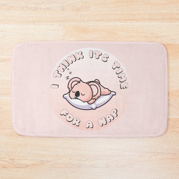 Item preview, I Think Its Time For A Nap Sleepy Koala Pink designed and sold by everything4eva.