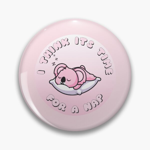 Item preview, I Think Its Time For A Nap Sleepy Koala Pink designed and sold by everything4eva.