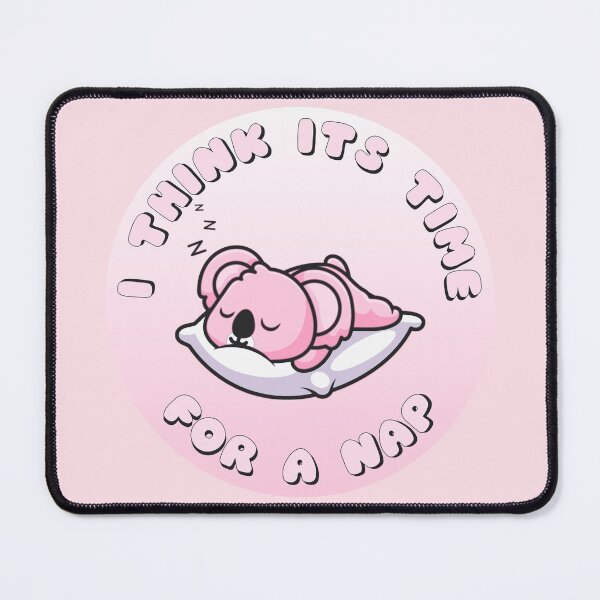 Item preview, I Think Its Time For A Nap Sleepy Koala Pink designed and sold by everything4eva.