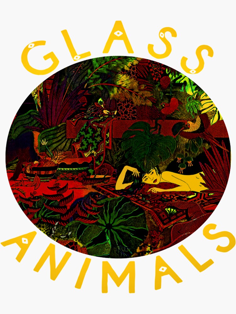 "Glass Animals Merch Glass Animals Tee" Sticker for Sale by
