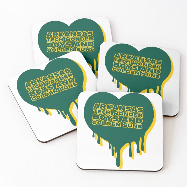 Item preview, Arkansas Tech Wonder Boys and Golden Suns Melty Heart Logo designed and sold by eNVy Co.