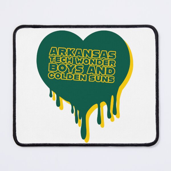Item preview, Arkansas Tech Wonder Boys and Golden Suns Melty Heart Logo designed and sold by eNVy Co.