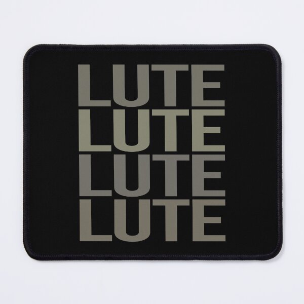 Item preview, Gray Text Art Lute designed and sold by StoreCalamity.