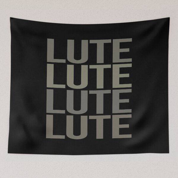 Item preview, Gray Text Art Lute designed and sold by StoreCalamity.