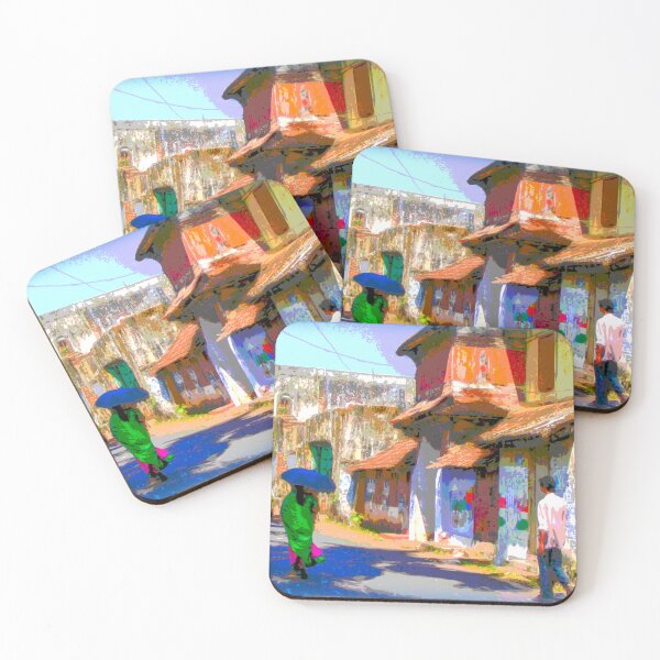 Item preview, Keralan street scene designed and sold by indiafrankk.