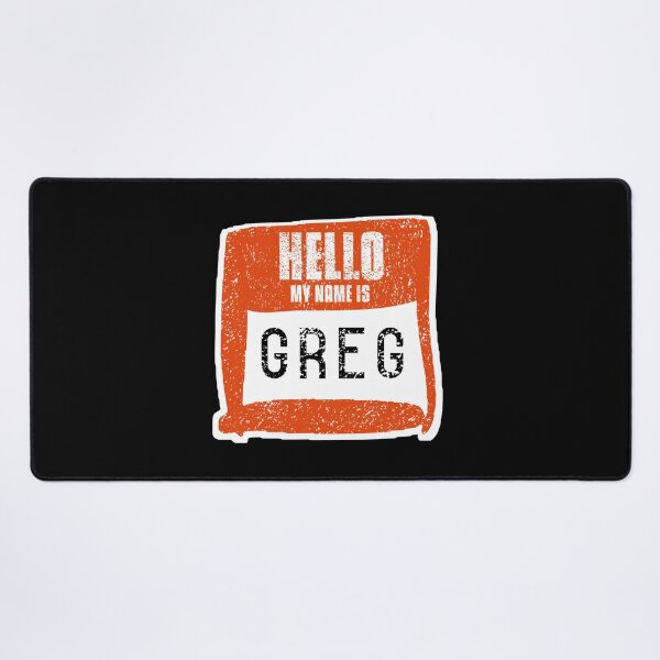 Item preview, Hello My Name Is Greg Label designed and sold by vibeno1.