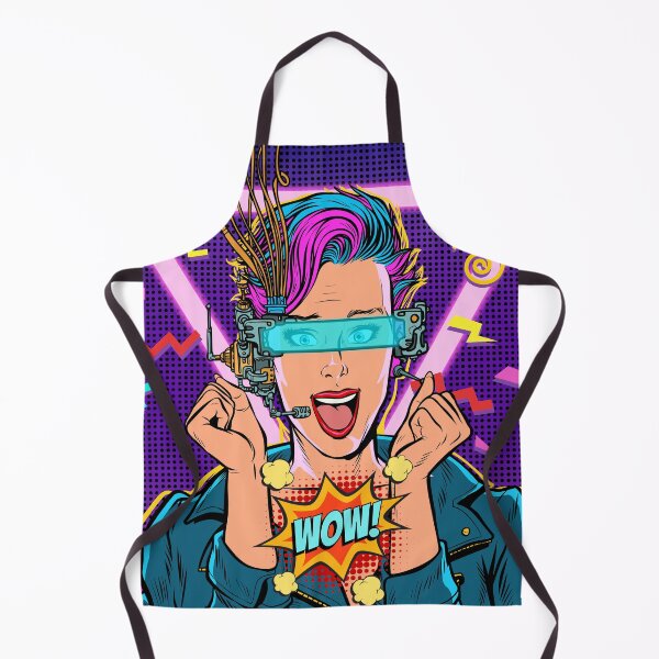 Item preview, Retro 80s Comic Wow Joy VR Glasses designed and sold by Pointit.