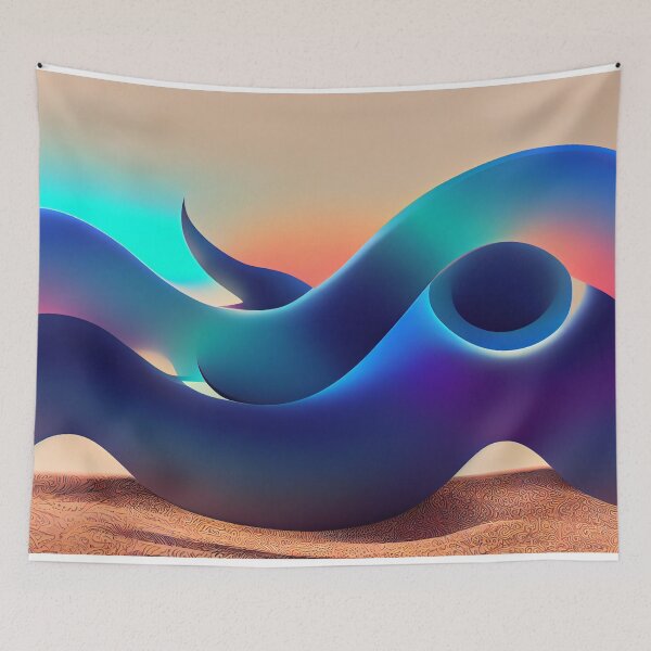 Item preview, Wave Patterns 4 - Created by A.I. designed and sold by Created-by-AI.