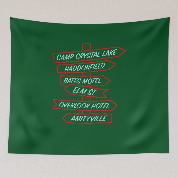 Item preview, Camp Crystal Lake Haddonfield Bátés Mótél Elm St  designed and sold by optonbesl.