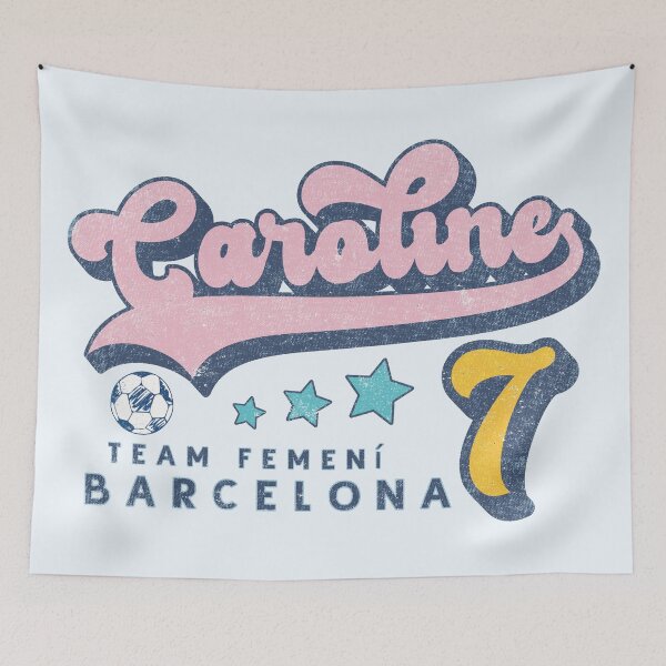 Item preview, Caroline graham 7 Barcelona Femeni (WOSO) designed and sold by Numero14.