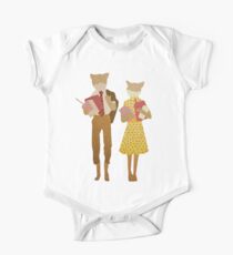 Fantastischer Herr Fox Baby Body Kurzarm