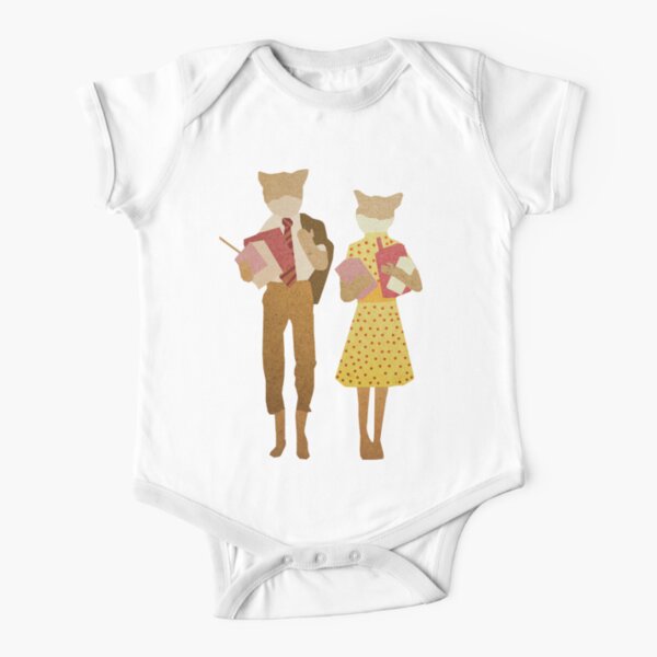 Fantastic Mr Fox Short Sleeve Baby One-Piece