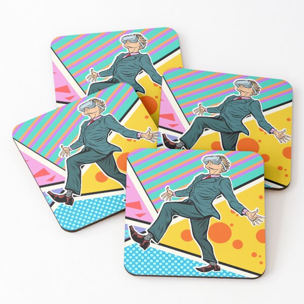 Item preview, Man Playing Virtual Reality VR Glasses Retro Comic Design, Funny VR Gifts For Gamers, Virtual Reality Comic designed and sold by Pointit.