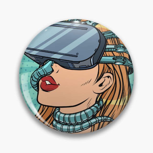 Item preview, Pop Art in Virtual Reality Gadget VR Retro Comic Design, Funny VR Gifts For Gamers, Virtual Reality Comic designed and sold by Pointit.
