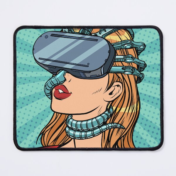 Item preview, Pop Art in Virtual Reality Gadget VR Retro Comic Design, Funny VR Gifts For Gamers, Virtual Reality Comic designed and sold by Pointit.