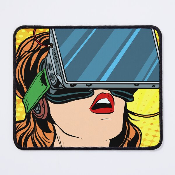 Item preview, Retro Virtual Reality VR Glasses Retro Comic Design, Funny VR Gifts For Gamers, Virtual Reality Comic designed and sold by Pointit.