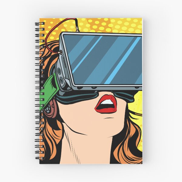 Item preview, Retro Virtual Reality VR Glasses Retro Comic Design, Funny VR Gifts For Gamers, Virtual Reality Comic designed and sold by Pointit.