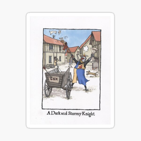 Artikel-Vorschau von A Dark and Stormy Knight - Mittelalterlicher Humor, designt und verkauft von MNoblestudio.