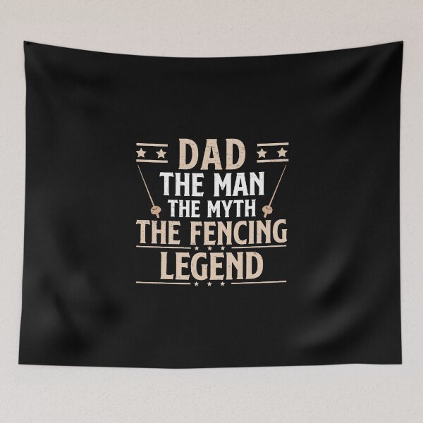 Item preview, Dad The Man The Myth Funny Fencing Sarcasm For A Fencer Fan designed and sold by StrongShirts.
