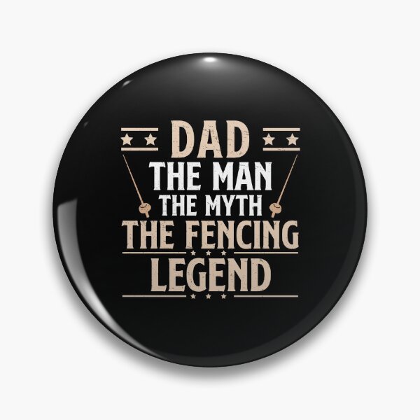 Item preview, Dad The Man The Myth Funny Fencing Sarcasm For A Fencer Fan designed and sold by StrongShirts.