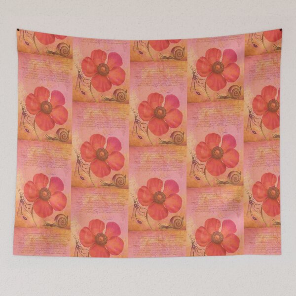 Item preview, The wasp, the snail and the poppy designed and sold by SirenSeventyOne.