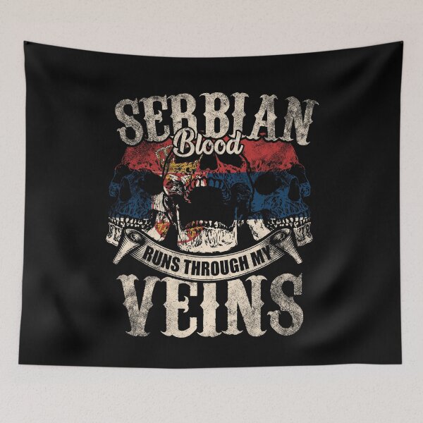 Item preview, Serbian blood flows through my veins designed and sold by Mila1946.