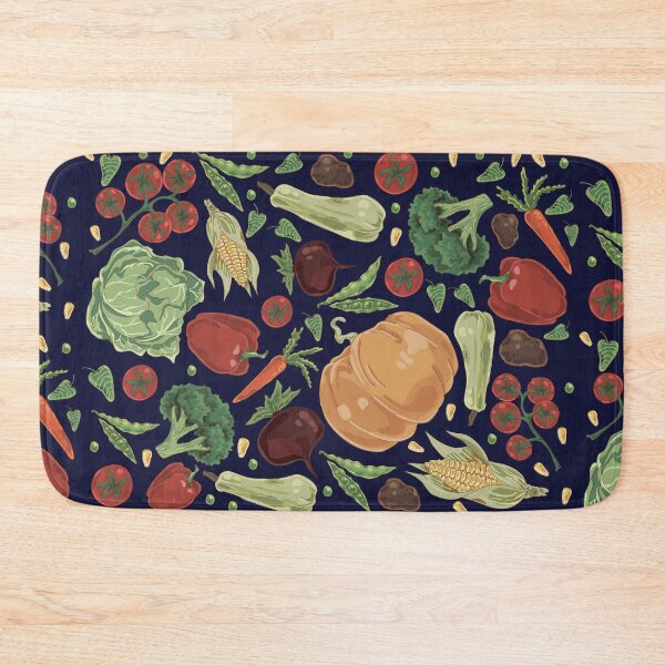 Item preview, Assorted Vegetables - Pumpkin, Cabbage, Broccoli, Tomatoes, Corn, Carrots, Peas, Beetroot, Bell Peppers, Gourd and More designed and sold by Alicia Chee.