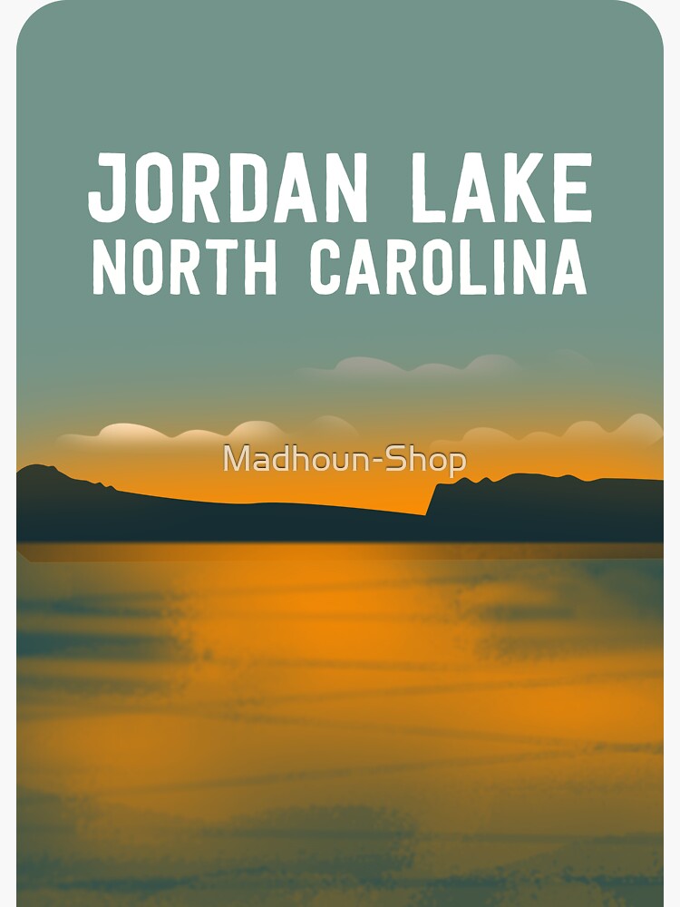 "Jordan Lake North Carolina" Sticker for Sale by Redbubble