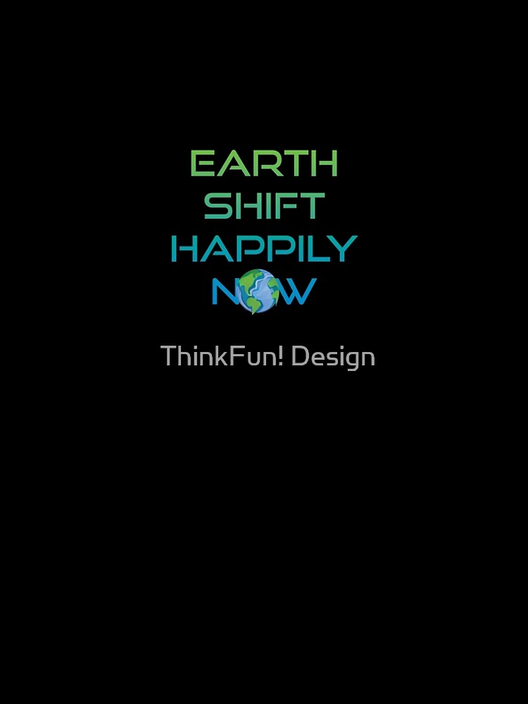 Aperçu 5 sur 5. Robe trapèze avec l'œuvre Earth Shift Happily Now créée et vendue par ThinkFunDesign.