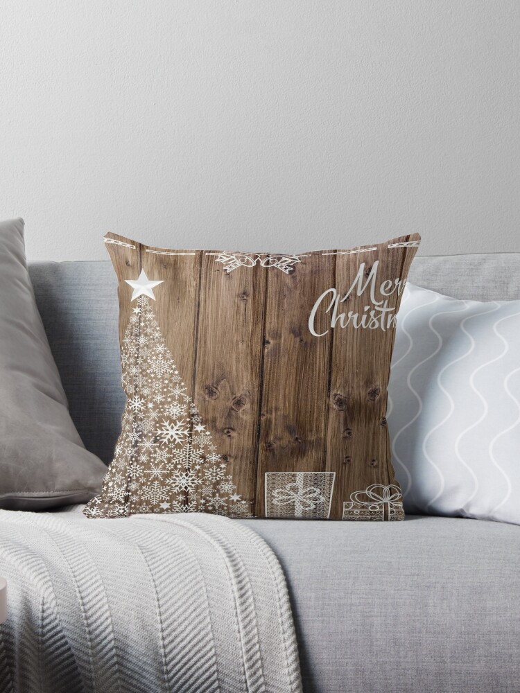 Rustic Christmas Decorative Pillows