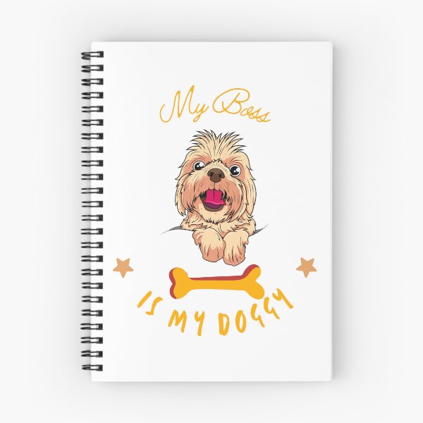 Item preview, My Boss Is My Doggy,dog birthday gift ideas for girlfriend and children,put illustration designed and sold by SLAYM21.