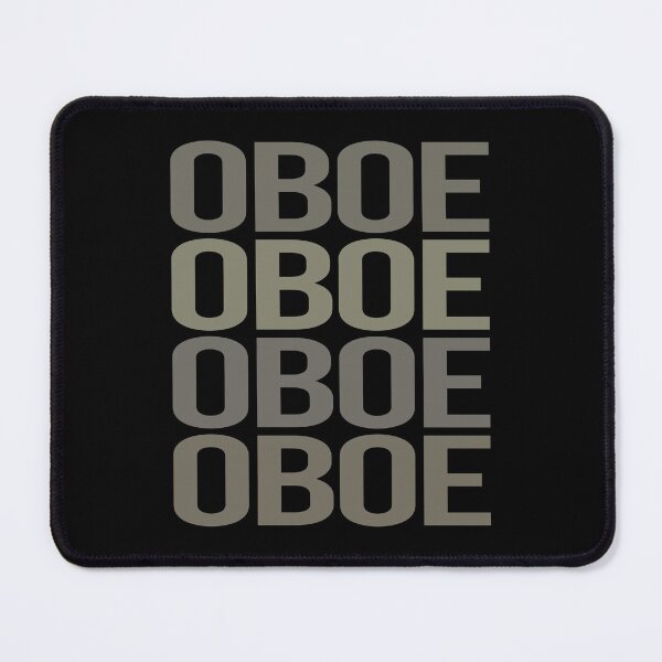 Item preview, Gray Text Art Oboe designed and sold by StoreCalamity.