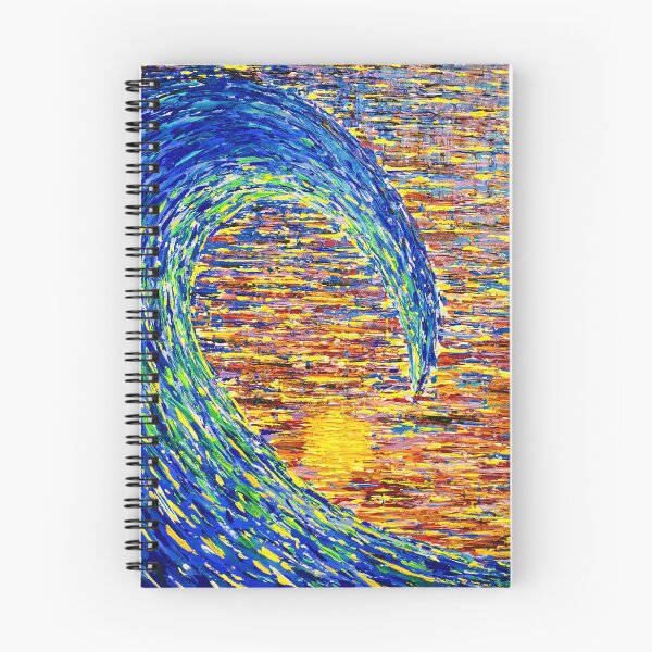 Item preview, Abstract wave painting  designed and sold by Grey Robinson.