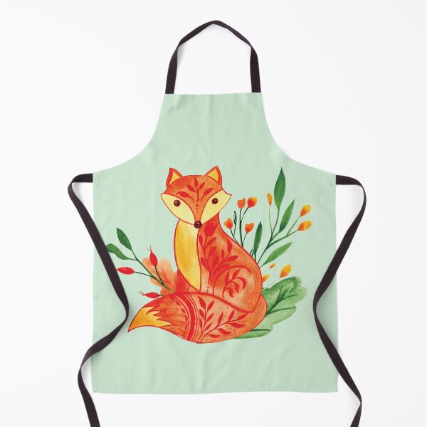 Item preview, Cute fall color Forest fox watercolor painting designed and sold by pinkyfish1010.