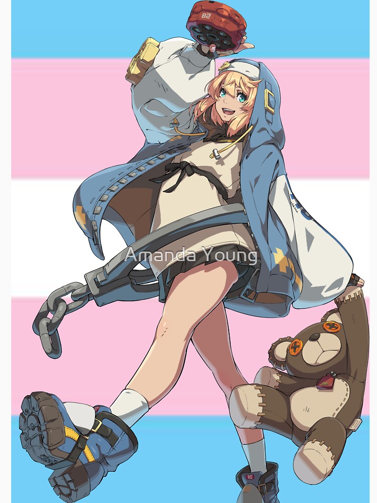 bridget guilty gear trans pride | Pullover Hoodie