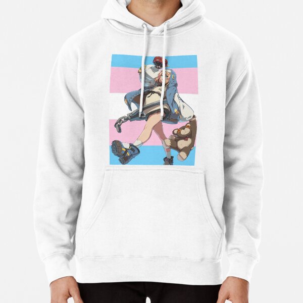 bridget guilty gear trans pride Pullover Hoodie for Sale by Amanda Young