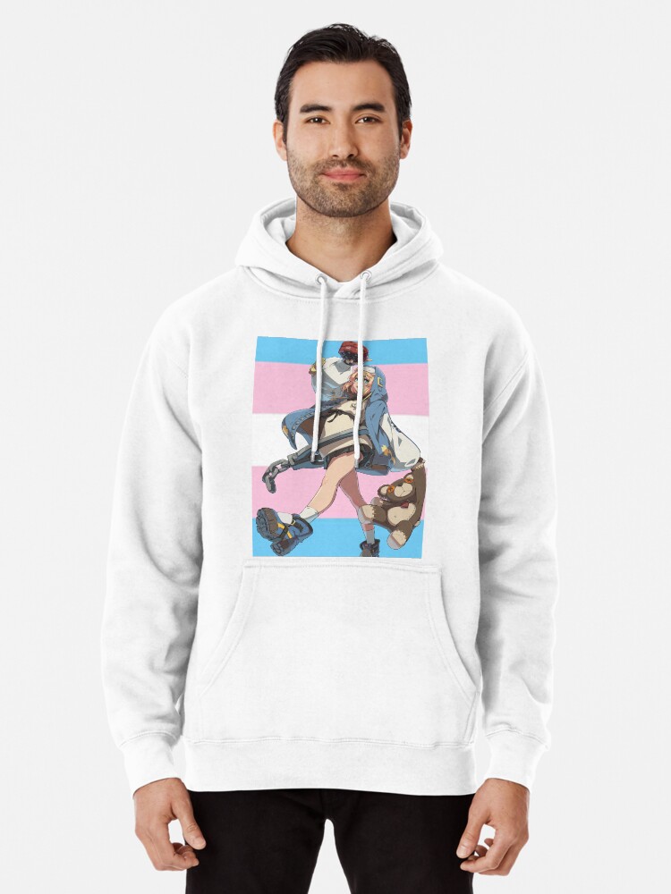 bridget guilty gear trans pride | Pullover Hoodie