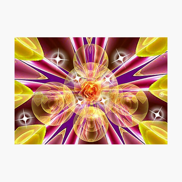 "Rose Caught In A Bubble" Photographic Print