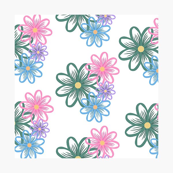 Item preview, Patrón de flores designed and sold by grc23.