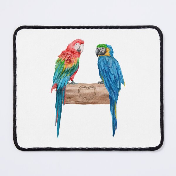 Item preview, Macaw Bird Parrot Lover Watercolor designed and sold by Blok45.