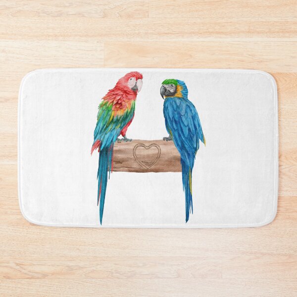 Item preview, Macaw Bird Parrot Lover Watercolor designed and sold by Blok45.